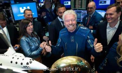 ریچارد برانسون در یك قدمی سفر به فضا