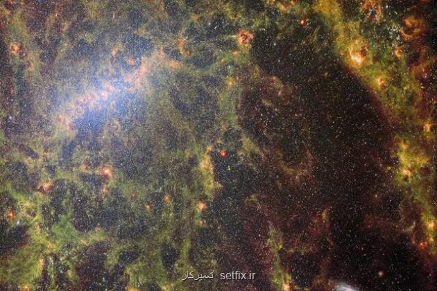 تصویر جدید جیمز وب از یک کهکشان مارپیچی میله ای