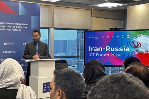 حضور هیأت دانش بنیان ایران در رویداد فناوری اطلاعات ایران و روسیه ۲۰۲۴