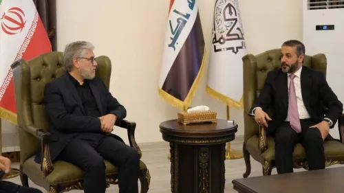 وزیر علوم ایران با رئیس بیت الحکمه عراق دیدار نمود