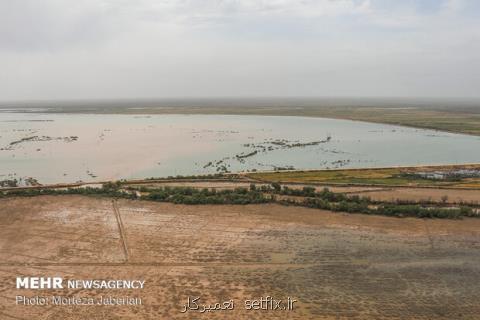 ۱۷۴ هزار هكتار از زمینهای خوزستان زیر آب است